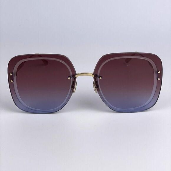 NEW Dior ULTRADIOR SU B0D2 Burgundy Gold Brown Women Square Oversized Sunglasses - Picture 1 of 10